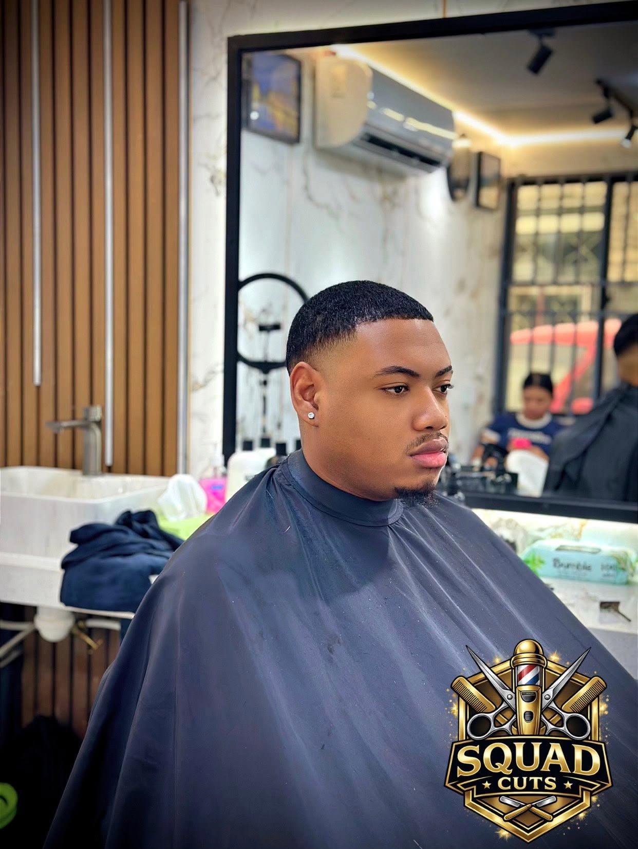 Blowout met taper fade